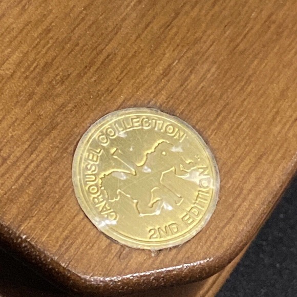 Vintage 1991 K-Mart CAROUSEL Collection Sheep Music Box Second Edition - Picture 5 of 6